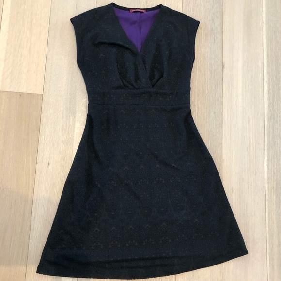 Black and purple dress - Picture 2 of 5